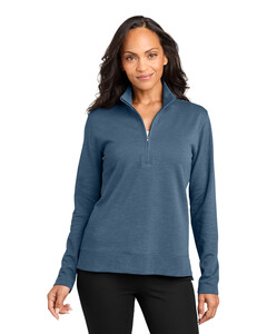 Port Authority LK821 Blue-Women's Breakwater 1/4-Zip Blue