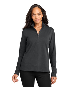 Port Authority LK821 Gray-Women's Breakwater 1/4-Zip Gray