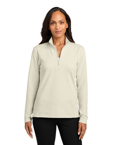 Port Authority LK821 Natural-Women's Breakwater 1/4-Zip Natural