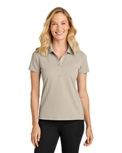 Port Authority LK845 Brown-Women's Dry Zone Stain-Release Grid Polo  Brown