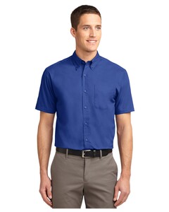 Port Authority S508 Blue-Short-Sleeve Easy Care Shirt Blue