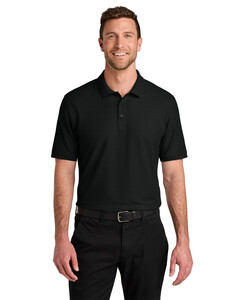 Port Authority TLK200 Black-Tall Wearever Signature Pique Polo Black