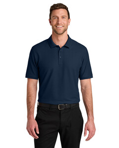 Port Authority TLK200 Navy-Tall Wearever Signature Pique Polo Navy