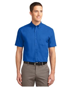 Port Authority TLS508 Blue-Tall Short Sleeve Easy Care Shirt Blue