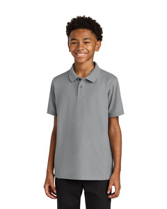 Port Authority Y200 Gray-Youth Wearever Signature Pique Polo  Gray