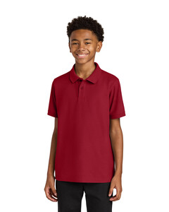 Port Authority Y200 Red-Youth Wearever Signature Pique Polo  Red