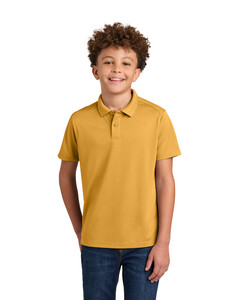 Port Authority Y240 Yellow-Youth Wearever Performance Pique Polo Yellow