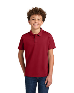 Port Authority Y240 Red-Youth Wearever Performance Pique Polo Red
