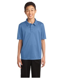 Port Authority Y540 Blue-Youth Silk Touch Performance Polo Shirt Blue