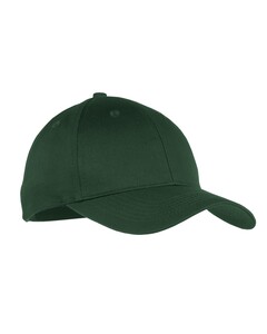 Port Authority YCP80 Green-Youth Six-Panel Twill Cap Green