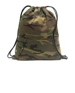Port & Co BG614 Camo-Sweatshirt Cinch Pack Camo