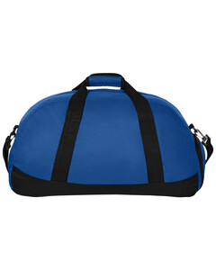 Port & Co BG980 Blue-Improved Basic Large Duffel Bag Blue