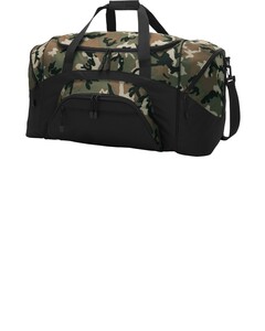 Port & Co BG99 Camo-Colorblock Sport Duffel Camo