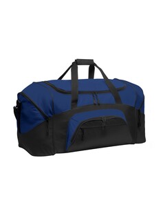 Port & Co BG99 Blue-Colorblock Sport Duffel Blue