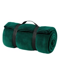 Port & Co BP10 Green-Value Fleece Blanket with Strap Green