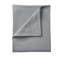 Port & Co BP78 Gray-Sweatshirt Blanket Gray