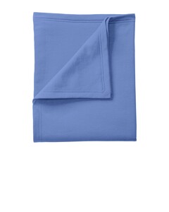 Port & Co BP78 Blue-Sweatshirt Blanket Blue
