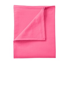 Port & Co BP78 Pink-Sweatshirt Blanket Pink