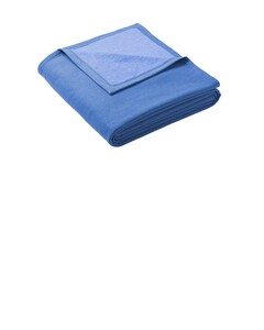 Port & Co BP79 Blue-Port & Company Oversized Core Fleece Sweatshirt Blanket  Blue