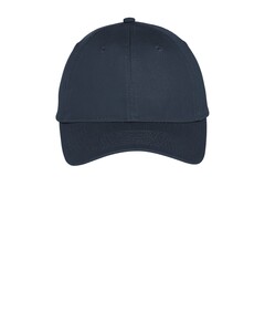 Port &amp; Co C914 Navy-Six-Panel Unstructured Twill Dad Hat Navy