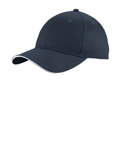 Port &amp; Co C919 Navy-Unstructured Sandwich Bill Cap Navy