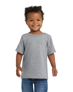 Port &amp; Co CAR54I Gray-Infant 54-oz 100% Cotton T-Shirt Gray