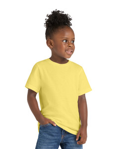 Port & Co CAR54T Yellow-Toddler 5.4-oz 100% Cotton T-Shirt Yellow