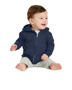 Port & Co CAR78IZH Navy-Infant Full-Zip Hoodie Navy