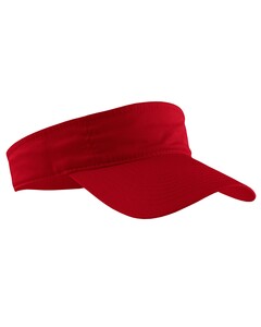 Port & Co CP45 Red-Fashion Visor Red