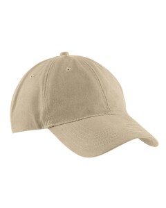 Port &amp; Co CP77 Brown-Brushed Twill Low Profile Dad Hat Brown