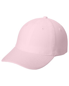 Port & Co CP77 Pink-Brushed Twill Low Profile Dad Hat Pink