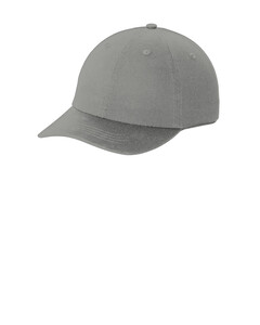 Port &amp; Co CP78 Gray-Washed Twill Dad Hat Gray