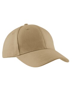 Port & Co CP82 Brown-Brushed Twill Cap Brown