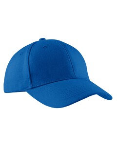 Port &amp; Co CP82 Blue-Brushed Twill Cap Blue