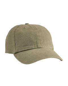 Port &amp; Co CP84 Brown-Pigment-Dyed Cap Brown