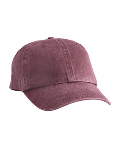 Port &amp; Co CP84 Maroon-Pigment-Dyed Cap Maroon
