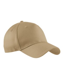 Port &amp; Co CP86 Brown-Five-Panel Twill Cap Brown