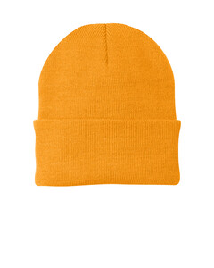 Port & Co CP90 Yellow-Knit Beanie Yellow