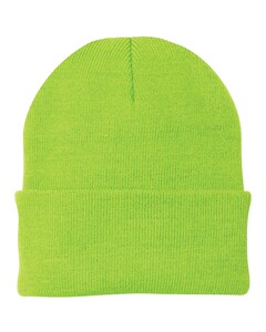 Port & Co CP90 Green-Knit Beanie Green