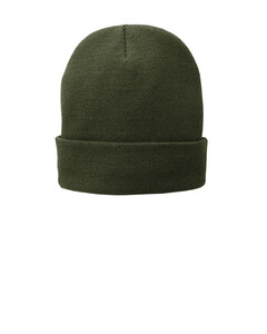 Port & Co CP90L Green-Fleece-Lined Beanie Green