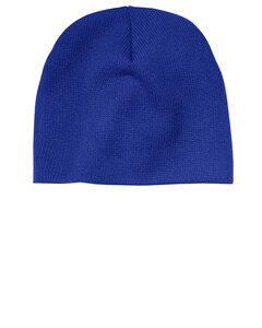 Port &amp; Co CP91 Blue-Beanie Cap Blue