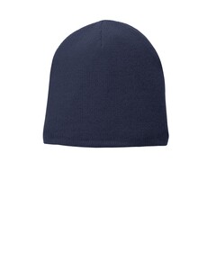 Port &amp; Co CP91L Navy-Fleece-Lined Beanie Navy