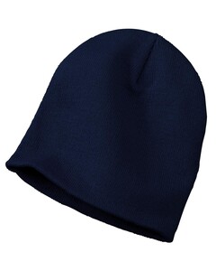 Port &amp; Co CP94 Navy-Knit Skull Beanie Navy