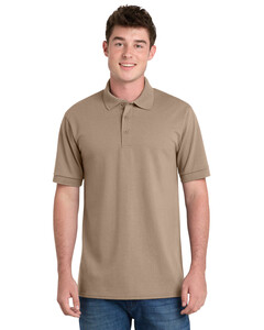 Port & Co KP55 Male-5.5-Ounce Jersey Knit Polo Shirt Male