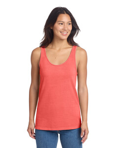 Port & Co LPC099TT Red-Ladies Beach Wash Garment-Dyed Tank Top Red