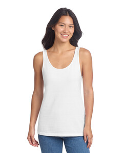 Port & Co LPC099TT White-Ladies Beach Wash Garment-Dyed Tank Top White