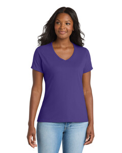 Port & Co LPC381V XXL-Women's Essential Blended Performance V-Neck T-Shirt XXL