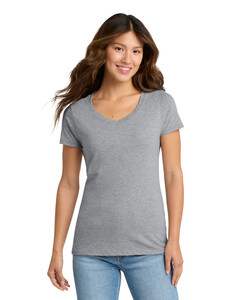 Port & Co LPC450V Gray-Women's Fan Favorite™ V-Neck T-Shirt Gray