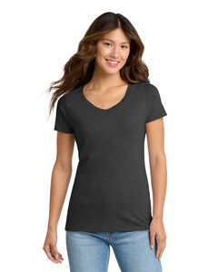 Port & Co LPC450V Gray-Women's Fan Favorite™ V-Neck T-Shirt Gray