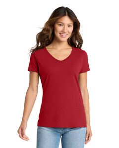 Port & Co LPC450V Red-Women's Fan Favorite™ V-Neck T-Shirt Red